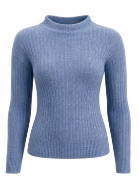 LOFT Soft Blue Cowl Neck Sweater​ - Extra small